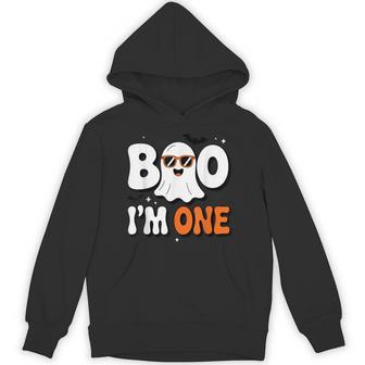 Boo I'm One Halloween Birthday Costume For One Year Old Kids Hoodie - Thegiftio UK