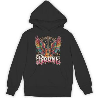 Boone Music Lover Vibes Colorful Artistic Hoodie - Thegiftio UK
