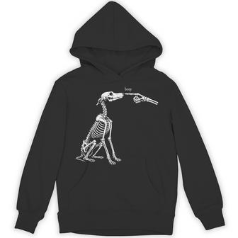 Boop Dog Skeleton Boop Halloween Hoodie | Seseable UK