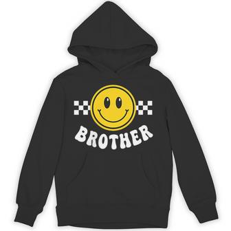 Brother One Happy Dude Birthday Theme 1St Family Matching Hoodie - Thegiftio UK
