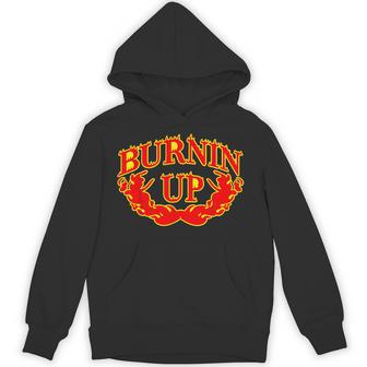 Burnin Up Burnin Up Vintage Flames Hoodie - Thegiftio UK