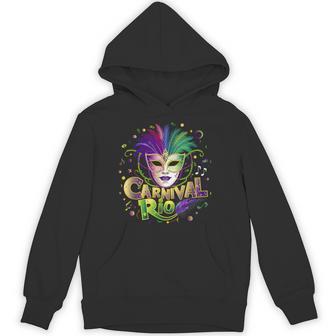Carnival Costume Rio Brazil Souvenir Mardi Gras Festival Hoodie - Thegiftio UK