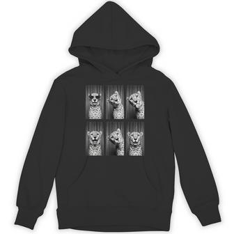 Cheetah Photobooth Wildlife Animal Portrait Hoodie - Thegiftio UK