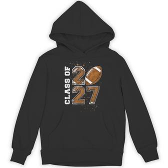 Class Of 2027 Football Senior Senior 2027 Football Hoodie - Thegiftio UK