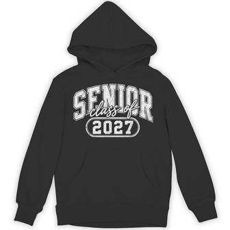 Class Of 2027 Vintage High School Graduation Senior 2027 Hoodie - Monsterry