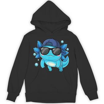 Cool Axolotl Sunglasses Hoodie - Thegiftio UK