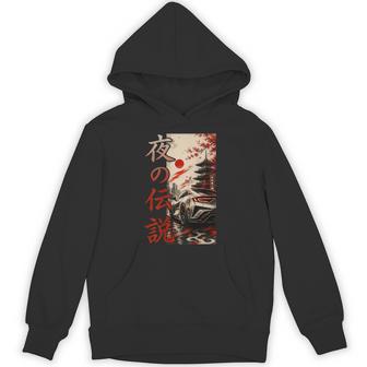 Cool Japanese Jdm Sports Race Car Drifting Graphic On Back Hoodie - Thegiftio UK