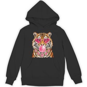Cool Tiger Roar Leopard Sunglasses Glam Tiger Hoodie | Seseable UK