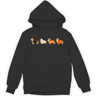 Corgi Halloween Costume Parade Spooky Dog Hoodie | Seseable UK
