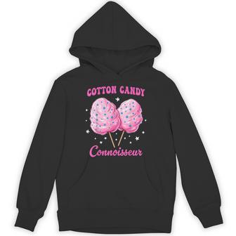 Cotton Candy Connoisseur Fun Food Lover Festival Hoodie - Thegiftio UK