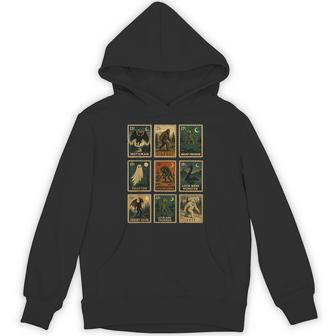 Cryptid Mothman Bigfoot Loveland Frogman Loch Ness Monster Hoodie - Thegiftio UK