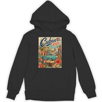 Cuban Flag Cuba Heritage Latino Caribbean Exotic Costume Hoodie - Thegiftio UK