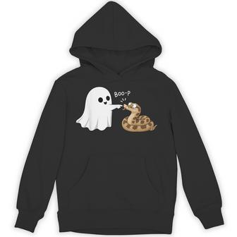 Cute Hognose Snake Boop Ghost Halloween Hoodie - Thegiftio UK