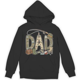 Dad Of The Big One Fishing O-Fish-Ally 1St Birthday Family Hoodie - Thegiftio UK