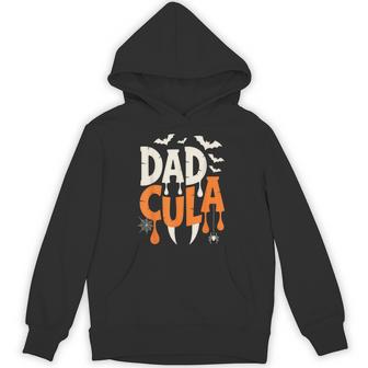 Dadcula Dad Matching Halloween Costume Hoodie - Thegiftio UK