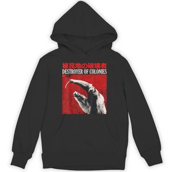 Destroyer Of Colonies Anteater Japanese Hoodie - Thegiftio UK