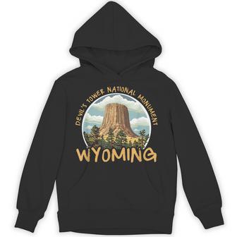 Devil's Tower Wyoming Hoodie - Thegiftio UK