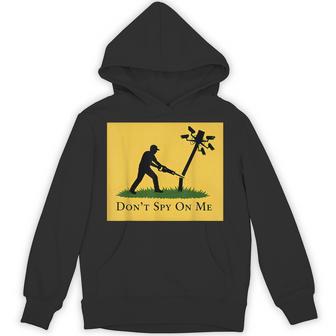 Dont Spy On Me Anti Surveillance Privacy Hoodie - Thegiftio UK