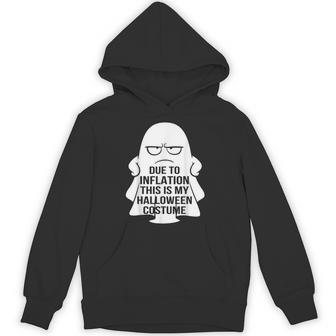Due To Inflation This Is My Halloween Costume Hoodie - Thegiftio UK