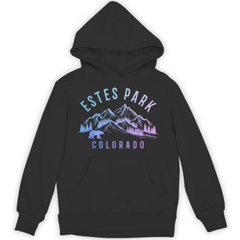 Estes Park Colorado Bear Mountains Vintage Pride Souvenir Hoodie - Thegiftio UK
