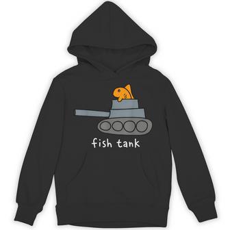 Fish Tank Fish Military Tank Aquarium Pun Humor Hoodie - Thegiftio UK