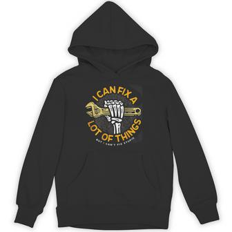 I Can Fix A Lot Of Things But I Can't Fix Stupid On Back Hoodie - Thegiftio UK