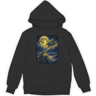 Frog Howling To Moon Frogs Howl At The Moon Hoodie - Thegiftio UK
