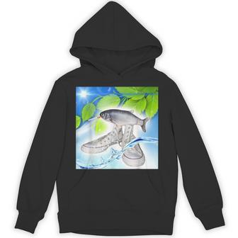 Frutiger Aero Fish Hoodie - Thegiftio UK