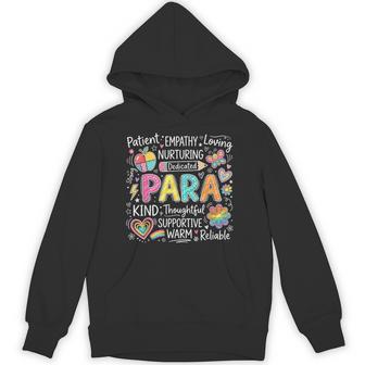Fun Para Paraprofessional First Day Paraeducator Hoodie - Thegiftio UK