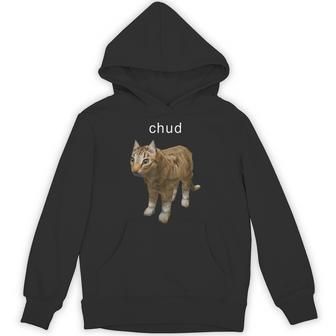 Chud Low Poly Cat Retro 90S Gaming Meme Hoodie - Monsterry