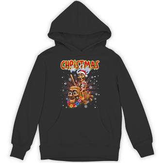 Flying Tung Tung Sahur Christmas In July Summer Meme Hoodie - Thegiftio UK
