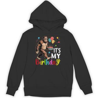 It's My Birthday Bigfoot Sasquatch Party Celebration Hoodie - Thegiftio UK