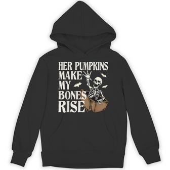 He Likes My Pumpkins & Her Pumpkins Make My Bones Rise Hoodie - Thegiftio UK