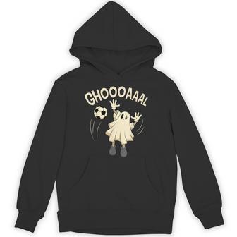 Ghoooaaal Halloween Soccer Player Scary Ghost Trick Or Treat Hoodie - Thegiftio UK