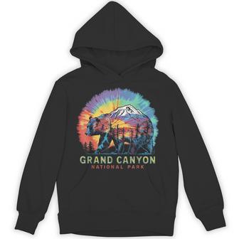 Grand Canyon National Park Arizona Trip Hiking Tie Dye Hoodie - Thegiftio UK