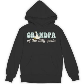 Grandpa Of The Silly Goose Birthday Party Matching Family Hoodie - Thegiftio UK