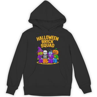 Halloween Brick Squad Costume Master Builder Blocks Building Hoodie - Thegiftio UK