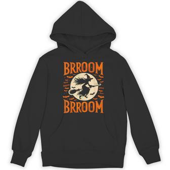 Halloween Brooms Spooky Witch Hoodie - Thegiftio UK