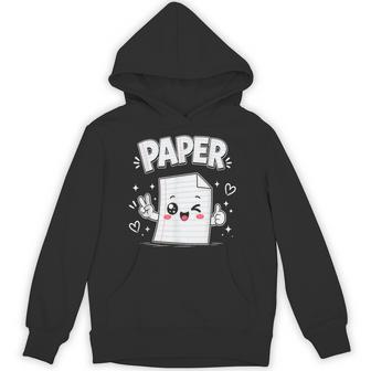Halloween Paper Scissors Rock Matching Cute Paper Costume Hoodie - Thegiftio UK