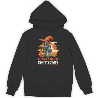 Halloween Realtor Buying A House Isn’T Scary Real Estate Hoodie - Thegiftio UK