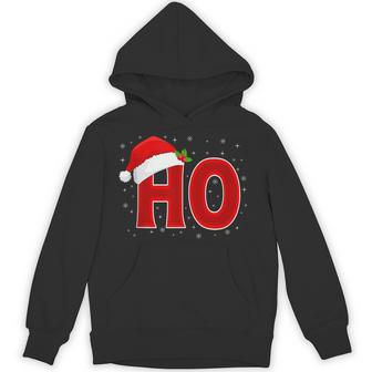 Ho Christmas Couples Matching Santa Ho Ho Ho Xmas Hoodie - Thegiftio UK