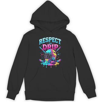 Hockey Drip Boys Ice Cream Drip Sports Kids Hockey Hoodie - Thegiftio UK
