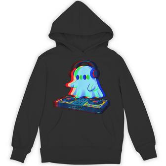 House Music Ghost Rave Dj Halloween Celebration Festival Hoodie - Thegiftio UK