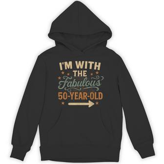 I'm With The 50 Year Old Easy Matching Halloween Costume Hoodie | Seseable UK