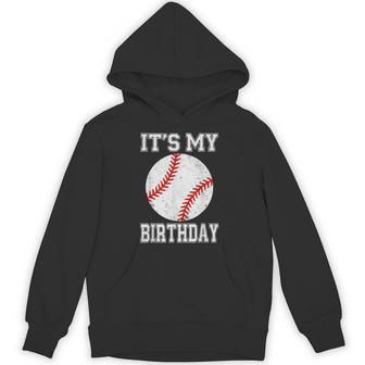 It’S My Birthday Baseball Vintage Style Hoodie - Thegiftio UK
