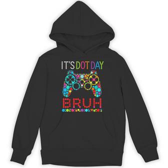 Its Dot Day Bruh Gaming Dot Day Gamer Boys Youth Hoodie | Seseable UK