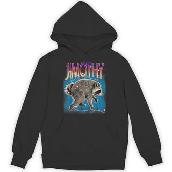 Jimothy Raccoon Viral Seattle Feral Legend Meme Cute Hoodie - Thegiftio UK