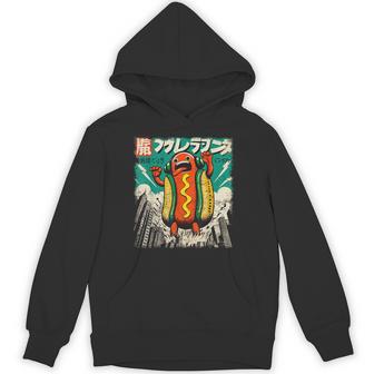 Kaiju Hot Dog Japanese Anime Monster Hotdog Hoodie - Thegiftio UK
