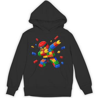 Kids Master Builder Ninja Building Blocks Brick Birthday Boy Hoodie | Seseable UK