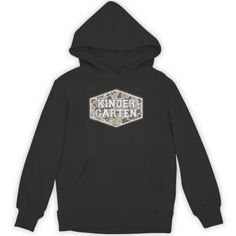 Kindergarten Retro Camo Back To School Hoodie - Thegiftio UK